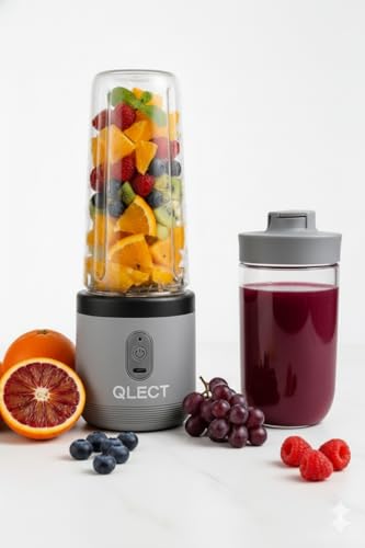 Qlect Portable Blender | USB Rechargeable 500ml Smoothie Maker