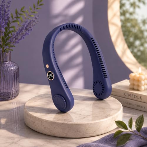 Gesto Portable Rechargeable Neck Fan | 360° Cooling | 5-Speed