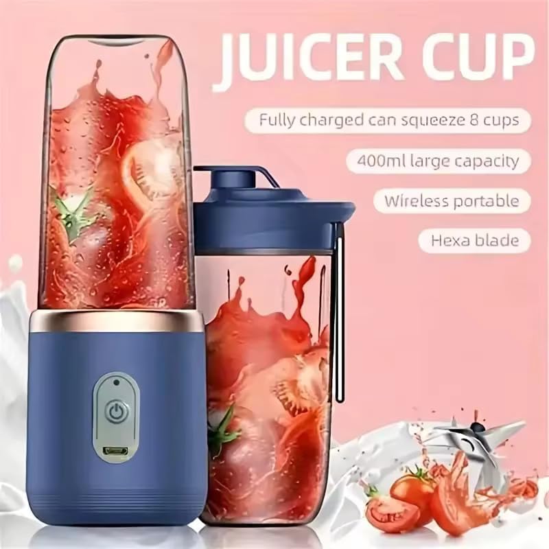 Qlect Portable Blender | USB Rechargeable 500ml Smoothie Maker