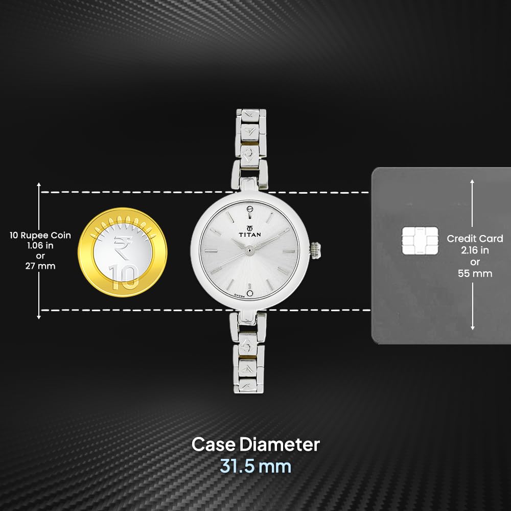 Titan Karishma Women's Analog Silver Watch