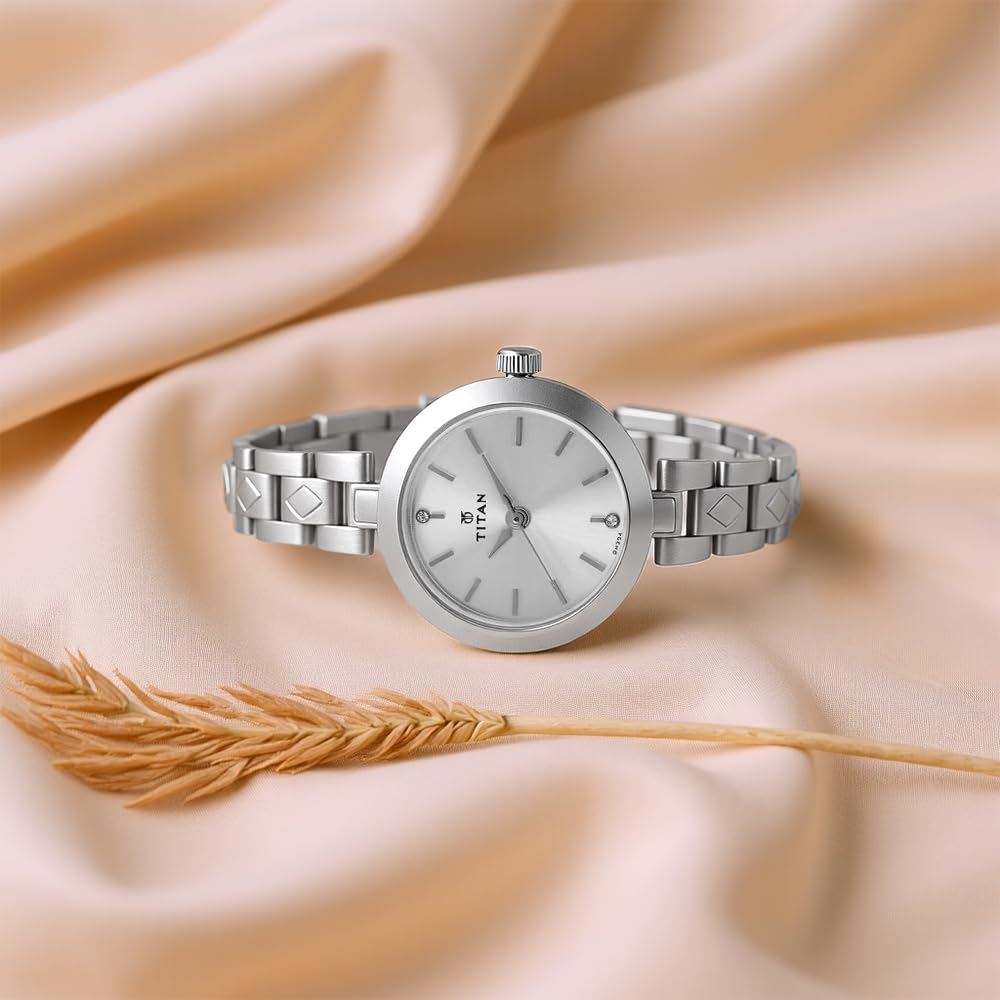 Titan Karishma Women's Analog Silver Watch