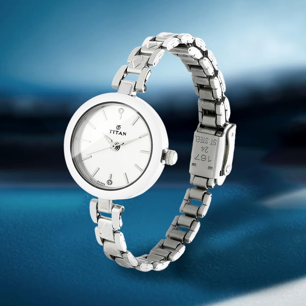 Titan Karishma Women's Analog Silver Watch